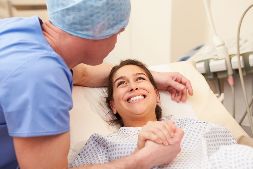 Husband Supporting Wife Through IVF Treatment